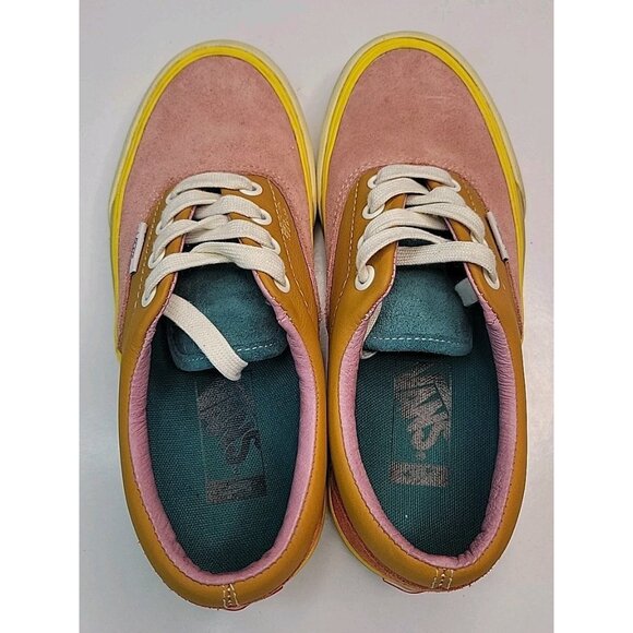 Vans Sneakers Era LX Suede Leather Rust Blue Pink Lace Up Sz Men 4.5 Women 6, EC - Picture 14 of 16